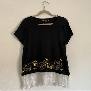 Duffy & Friends Halloween Top with ghost trim